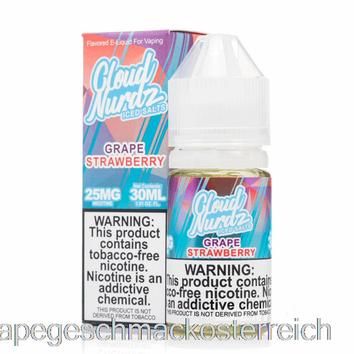 Geeiste Traubenerdbeere – Cloud-Nurdz-Salze – 30 Ml, 25 Mg Vape-Geschmack